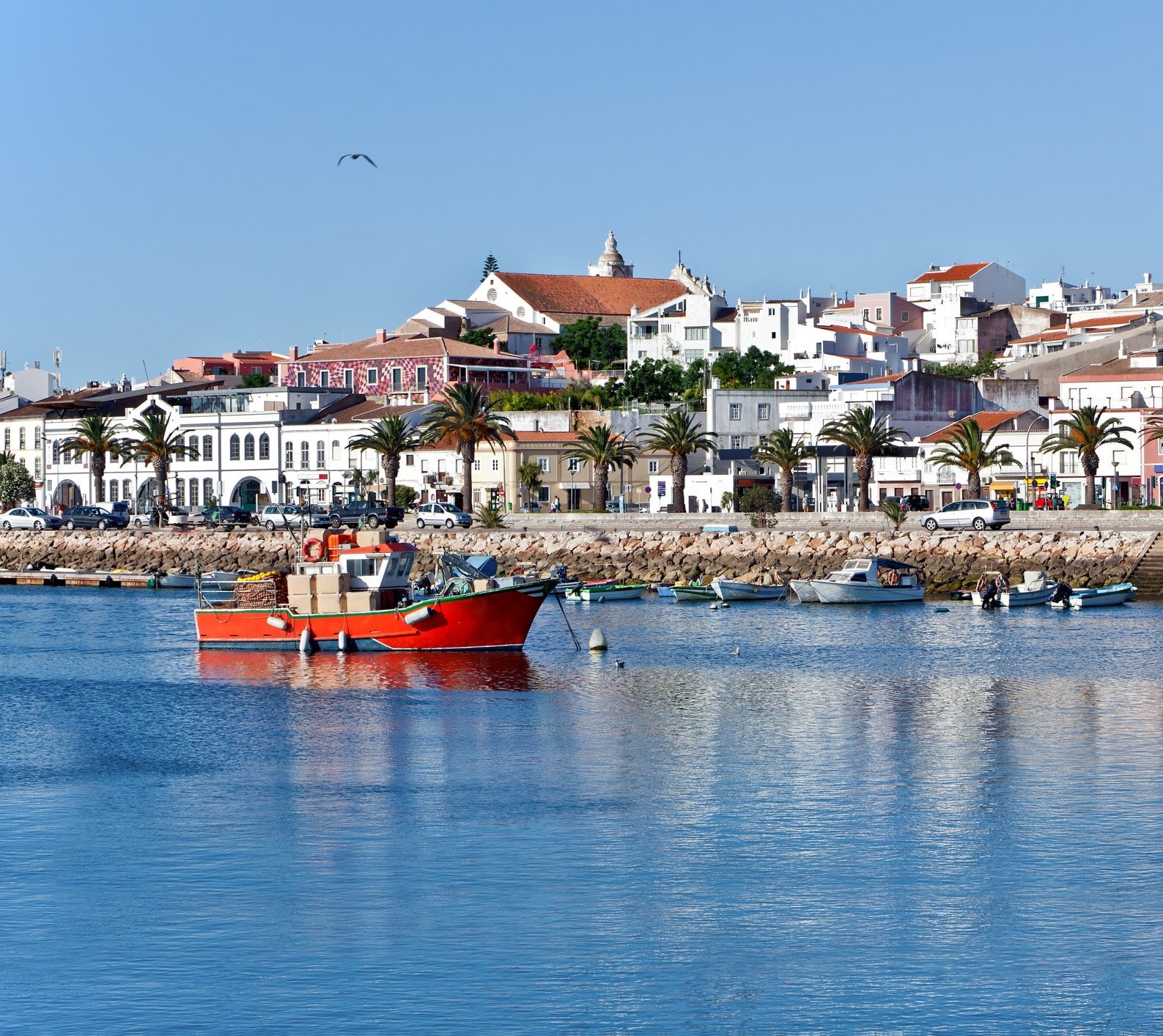 Witgekalkte huisjes in de Algarve