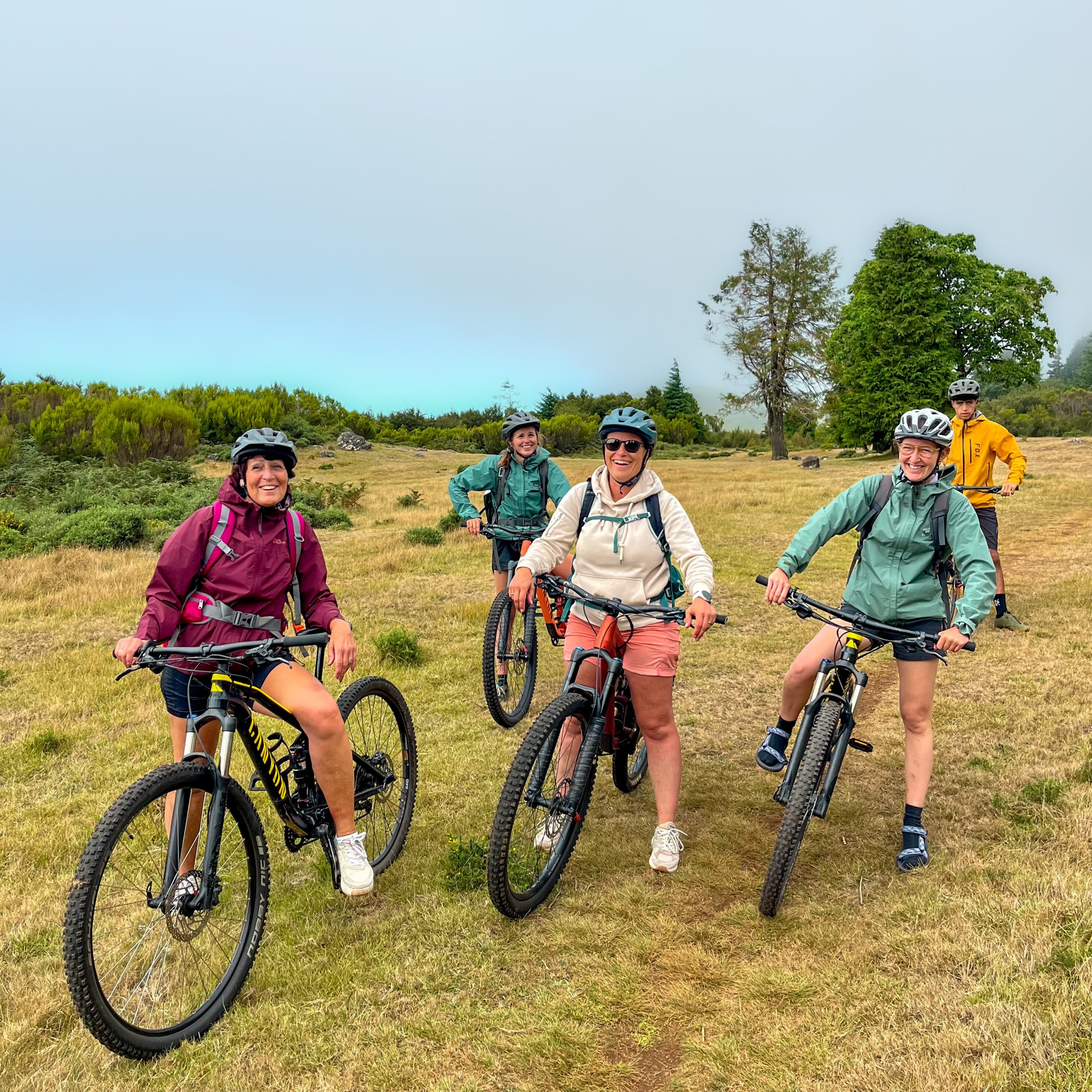 Madeira fietsen vijf personen